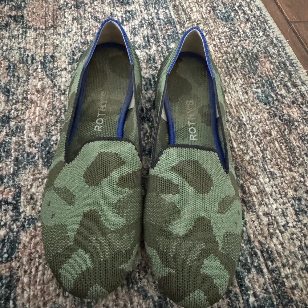 Rothy's Olive Camo Women's Loafers